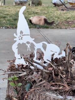 Lawn Gnomes after Powder Coating